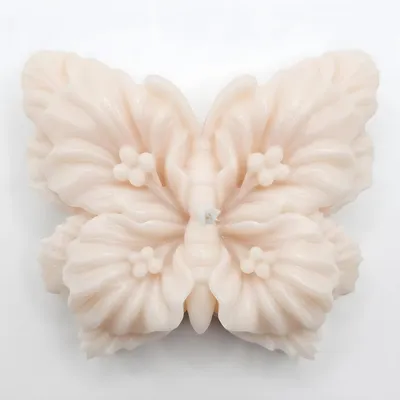 Image de Bougie Papillon Rose & Noix de Coco - Élégance et Détente KP40270