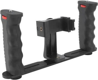 Productafbeelding van Draagbare videostabilisator met 360-graden rotatie en antisliphandgreep