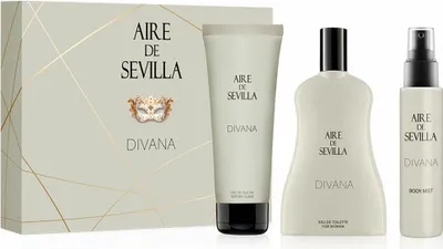 Produktbild von Set mit Damenparfüm Aire Sevilla Divana 3 Stücke