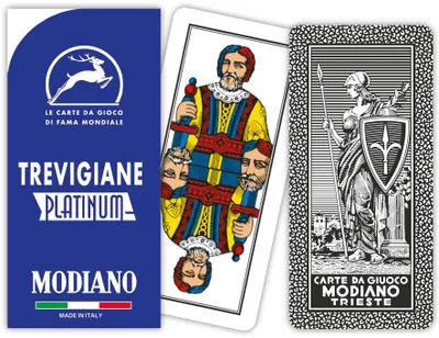 Obrázok produktu pre Modiano Trevigiane, plastové karty, 100% plast