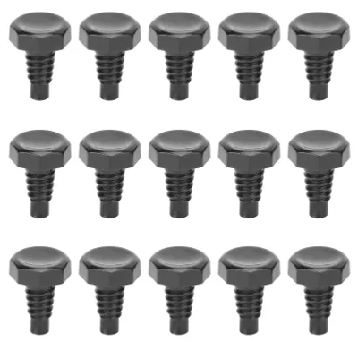 Image de Lot de 15 capuchons de protection pour queue de snooker et de billard, capuchons anti-collision, accessoires de billard