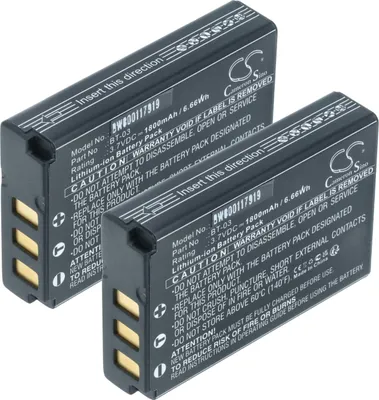 Produktbild von vhbw 2x Akku Ersatz für Zoom BT-03 für Kamera (1800 mAh, 3,7 V, Li-Ion)