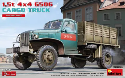 Obrázek produktu pro MiniArt 1:35 Transportní nákladní automobil 1,5 t 4x4 G506 Plastový modelářský model