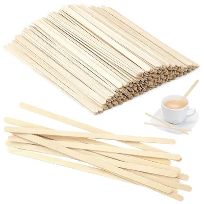 Obrázok produktu pre 1000 drevených miešacích tyčiniek, dĺžka 11 cm