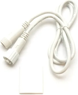 Produktbild von DECOLED Verlängerungskabel, weiß, 0,5 m, IP44