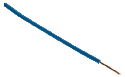 Image de Câble électrique HO7V-U 1,5 mm2 bleu 10 m