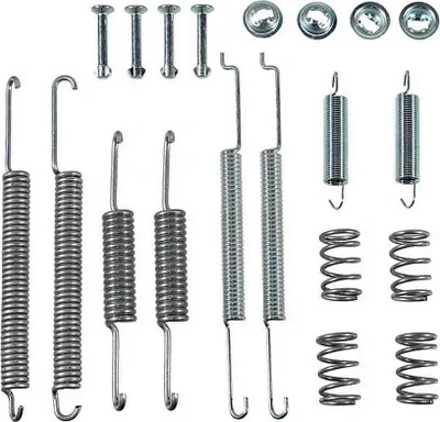 Produktbild von METZGER Zubehörsatz Bremsbacken 105-0681 Hinten für VW GOLF II (19E, 1G1)