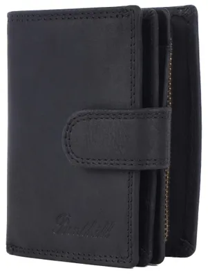 Produktbild von Benthill Damen Geldbörse Echt Leder - Geldbeutel mit RFID Schutz - Portemonnaie mit viele Kartenfächer - Echtleder Vintage Damenbörse inkl. Geschenkbox