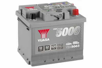 Produktbild von YUASA YBX5063 Starterbatterie Silver 12 V 50 Ah 480 A (EN)