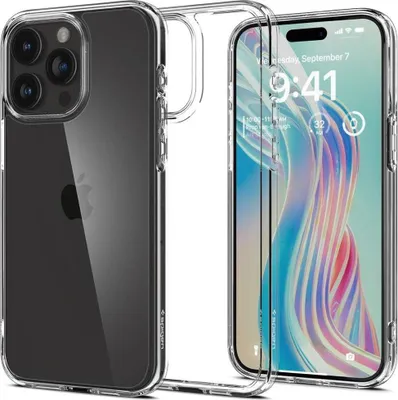 Immagine prodotto di Custodia Spigen Ultra Hybrid per iPhone 15 Pro Max - Trasparente
