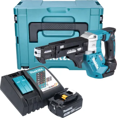 Zdjęcie produktu dla Akumulatorowa wkrętarka akumulatorowa Makita DFR 552 RF1J 18 V 25 - 55 mm bezszczotkowa + 1x akumulator 3,0 Ah + ładowarka + walizka Makpac