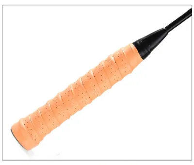 Produktbild von Badmintonschläger Schweißabsorbierender Gürtel Atmungsaktiver Kielgriff Handkleber für Sport FitnessOrange