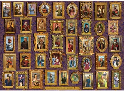 Image de GIBSONS Puzzle « Les monarques d'Angleterre » 1000 pièces