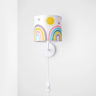 Produktbild von Kinderlampe Lampe Babyzimmer Regenbogen Sterne Stehlampe Tischlampe Deckenlampe