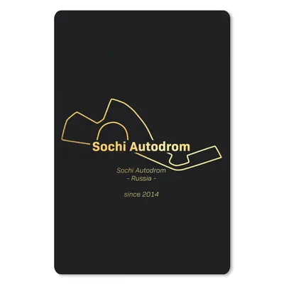 Produktbild von MuchoWow® Mauspad Mousepad Sotschi - Rennstrecke - F1 18x27 cm - Mousepads - Maus Mat - Pad - Mausunterlage