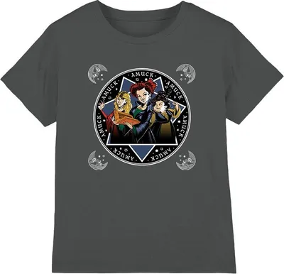 Productafbeelding van Hocus Pocus - T-shirt voor kinderen met de tekst "Amuck, Amuck, Amuck" (TV3833) (Koolzwart)