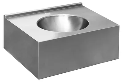 Produktbild von Nofer Hängetheke mit Spüle 550x270x550 mm, Edelstahl matt