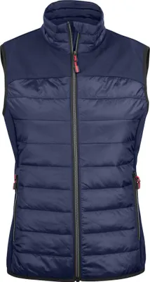Produktbild von Leichte wärmende wattierte Damen Weste Expedition mit Softshelleinsätzen