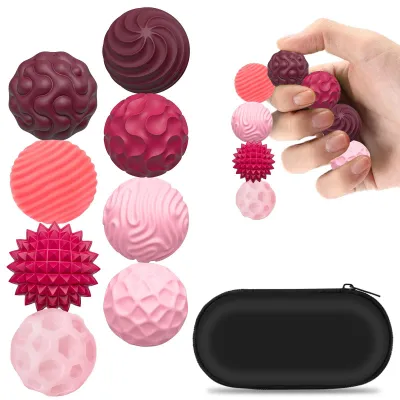 Produktbild von Set mit 8 magnetischen Fidget-Bällen zur Stressreduktion