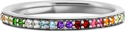 Produktbild von Cai Ring 925/- Sterling Silber rhodiniert Echtsteine 41184226476126