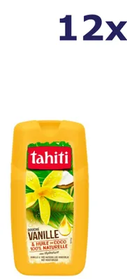Produktbild von 12x Tahiti 250 ml Duschgel Vanille & Kokosöl