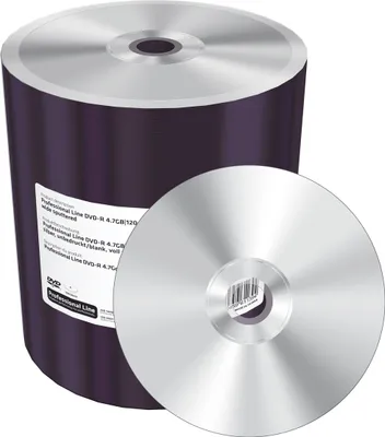 Zdjęcie produktu dla MediaRange MRPL608-C, DVD-R, 120 mm, Nadający się do druku, 100 szt., 4,7 GB