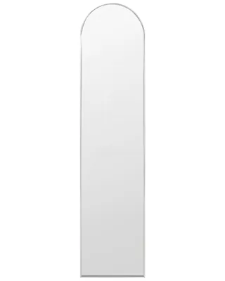 Obrázek produktu pro BELIANI Stojací zrcadlo stříbrné kovové 36 x 150 cm se stojanem vysoké moderní design