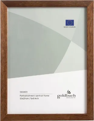 Immagine prodotto di Cornice in legno Goldbuch, stile scandinavo, per foto 15x20 cm, color marrone
