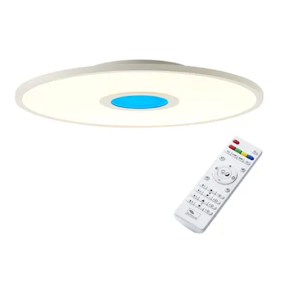 Productafbeelding van Brilliant LED Deckenleuchte Odella Weiß Ø45cm 24W 2400lm RGB + 2700K-6500K dimmbar mit Fernbedienung
