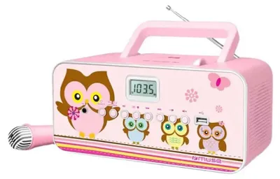 Immagine prodotto di MUSE M-29KP, radio portatile con lettore CD microfono