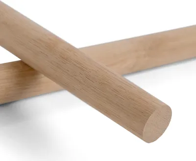 Produktbild von Rundstab - Eiche gehobelt Ø 25 mm x 900 mm