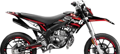 Produktbild von Stage6 Rot Dekor Grafikset für Derbi X-treme 2011-2017