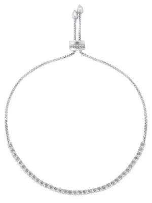 Produktbild von Elegantes Silberarmband mit Zirkonen BRC91W
