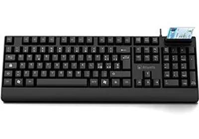 Image de Atlantis Land P013-K810S, Taille complète (100%), filaire, USB, noir