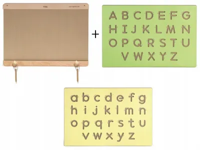 Image de Viga Panneaux Muraux Montessori Alphabet Lettres Bois