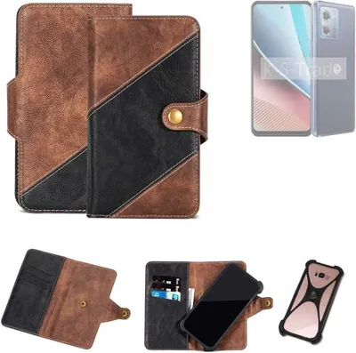Produktbild von K-S-Trade Handyhülle Schutzhülle Bookstyle Case kompatibel mit Motorola Moto G Stylus (2023) Klapphülle Cover Hülle Schutztasche 1x