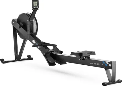Produktbild von Gymtek® Rudergerät für zuhause, - bis 200 kg, 10 Stufen Magnetbremssystem - Rudermaschine mit LCD-Anzeige, Wasserrudergerät