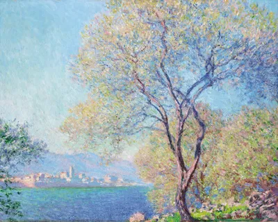 Produktbild von Claude Monet Kunstdruck Bild - Blick auf Antibes von La Salis, 1888 (40 x 50 cm)