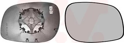 Produktbild von VAN WEZEL Spiegelglas Außenspiegel Rechts für LAND ROVER Freelander SUV (L314) Konvex Beheizbar 0248838