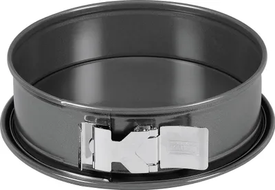 Zdjęcie produktu dla Kaiser 2300638041, Forma do ciasta z klamrą, Okrągły, Stal, 2,9 l, Czarny, Niemcy