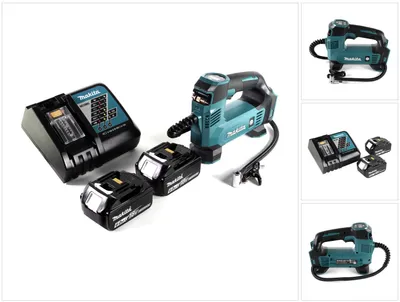 Zdjęcie produktu dla Kompresor akumulatorowy Makita DMP 180 RG 18 V 8,3 bar + 2x akumulator 6,0 Ah + ładowarka