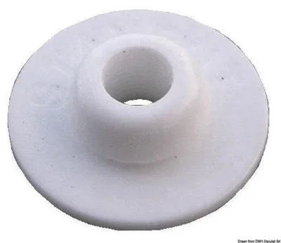 Image de Contre-pièce Stayput Press en plastique blanc , 1000 pièces