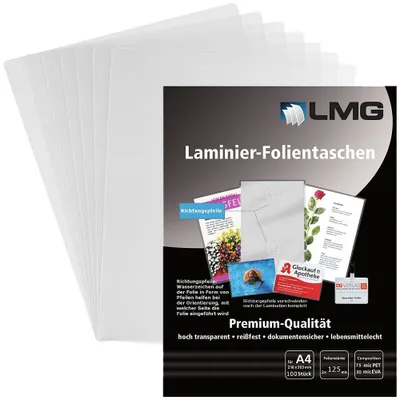 Produktbild von LMG Lam.folien A4 125mic,Pfeil (LMGA4-125-PF)