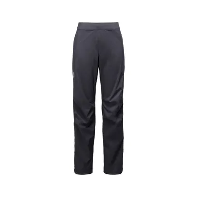 Schwarze Hardshellhose für Damen von Black Diamond; Modell "Fineline Stretch Fz Pants".