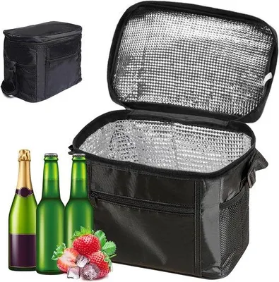 Produktbild von Kühltasche, 10 Liter, schwarz, isoliert, 27x17x24cm, Reise