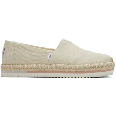 Produktbild von TOMS Damen Slip-On ALPARGATA PLATFORM ROPE, Größe Schuhe:42, Farben:natural