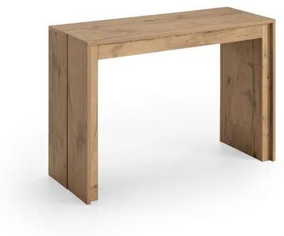 Immagine prodotto di Consolle Allungabile Segmenta 110x42,5/297,5x78 cm in MDF Laccato Rovere Naturale