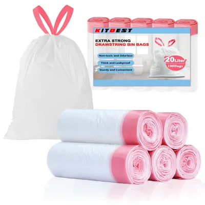 Produktbild von 20 Liter Müllsäcke mit Kordel, biologisch abbaubar