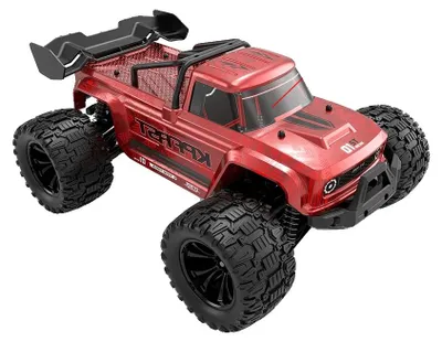 Immagine prodotto di Auto da drift RC, velocità massima di 80 km/h, trazione integrale 4WD, telecomando, modello KF18, colore rosso, serie 3B BX