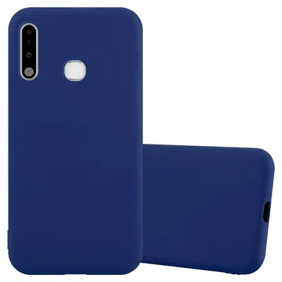 Image de Cadorabo Housse pour Samsung Galaxy A70e Housse en bleu Housse pour portable TPU Silicone Etui Case Cover